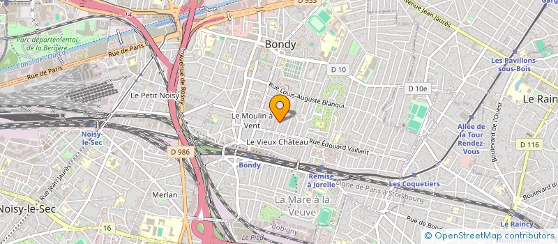 localisation de l'entreprise SCHMI  BONDY