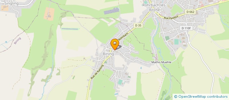 localisation de l'entreprise SCHMIDT à ROHRBACH-LES-BITCHE