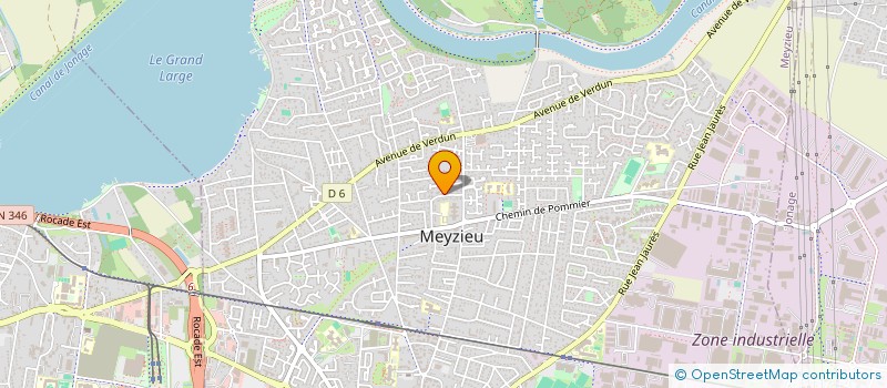 localisation de l'entreprise SCHMIDT P&O  MEYZIEU