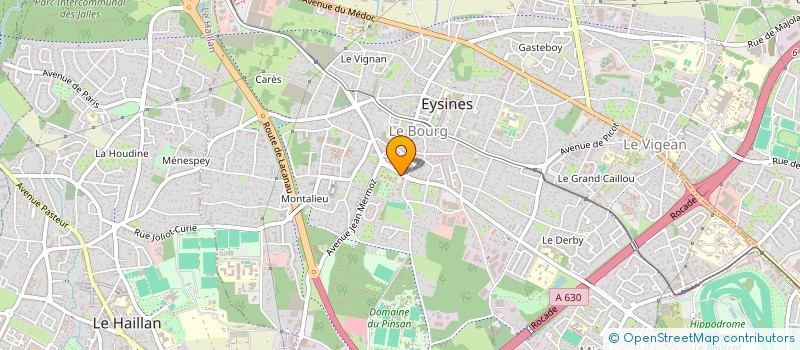 localisation de l'entreprise SCHMIEDERER ET LAHAILLE  EYSINES