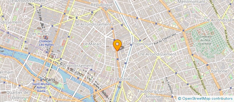 localisation de l'entreprise SCHMITE ANDRIEU CIE RESONANCE à PARIS