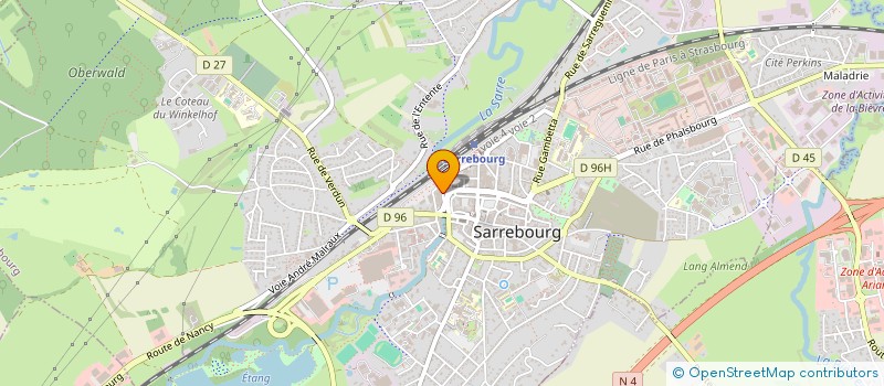localisation de l'entreprise SCHMITT à SARREBOURG