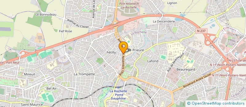 localisation de l'entreprise SCHMITT ANDURAND GLAUDET  LA ROCHELLE