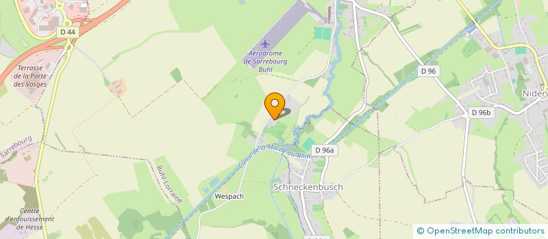 localisation de l'entreprise SCHMITT FRERES  BUHL-LORRAINE