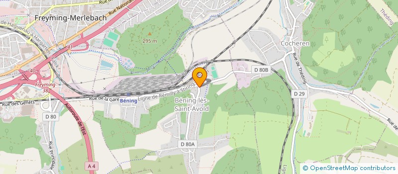 localisation de l'entreprise SCHMITT GUSTAVE CHRISTIAN  BENING-LES-SAINT-AVOLD