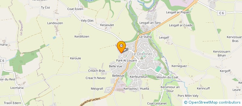 localisation de l'entreprise SCHMITT IMMOBILIER  LE DRENNEC