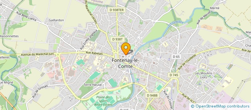 localisation de l'entreprise SCHMITT INVEST'  FONTENAY-LE-COMTE