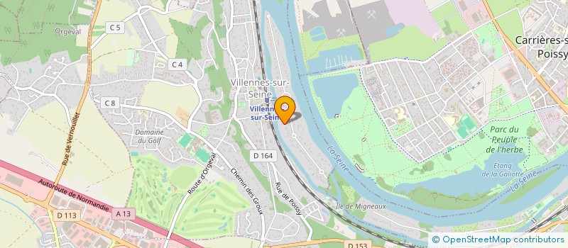 localisation de l'entreprise SCHMITT-TAROUNINE  VILLENNES-SUR-SEINE