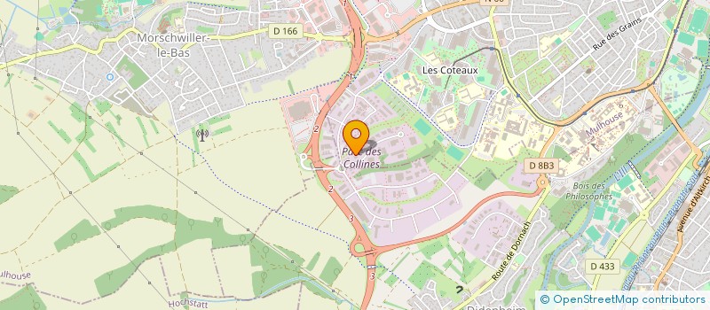 localisation de l'entreprise SCHNEEBERGER TECHNIQUE LINEAIRE à MULHOUSE