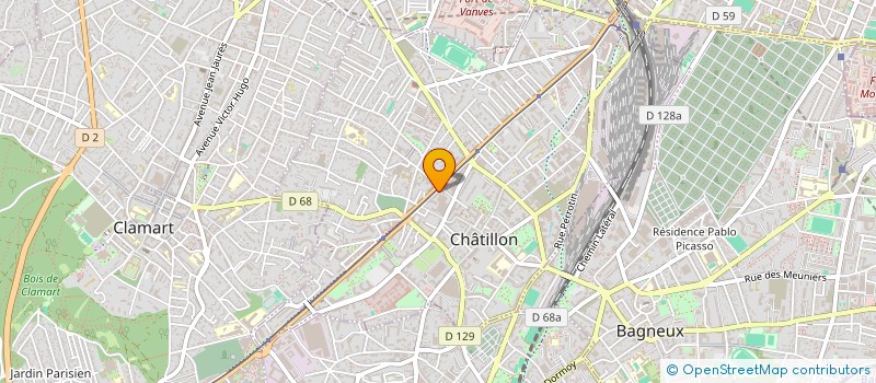 localisation de l'entreprise SCHNEEZAN HOLDING  CHATILLON