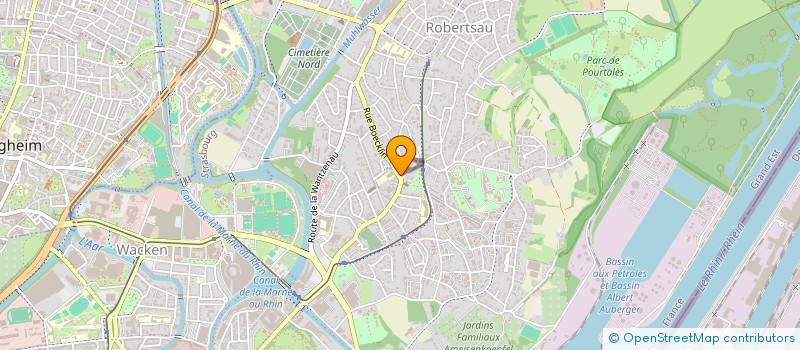 localisation de l'entreprise SCHNEIDER  STRASBOURG