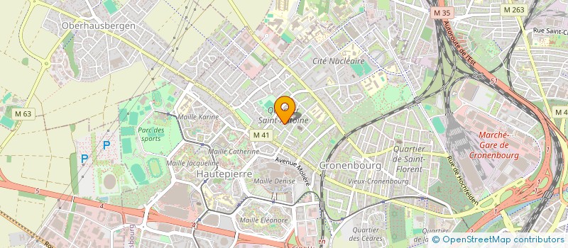 localisation de l'entreprise SCHNEIDER  STRASBOURG