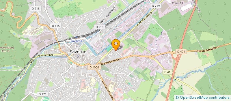 localisation de l'entreprise SCHNEIDER ET FILS SARL  SAVERNE