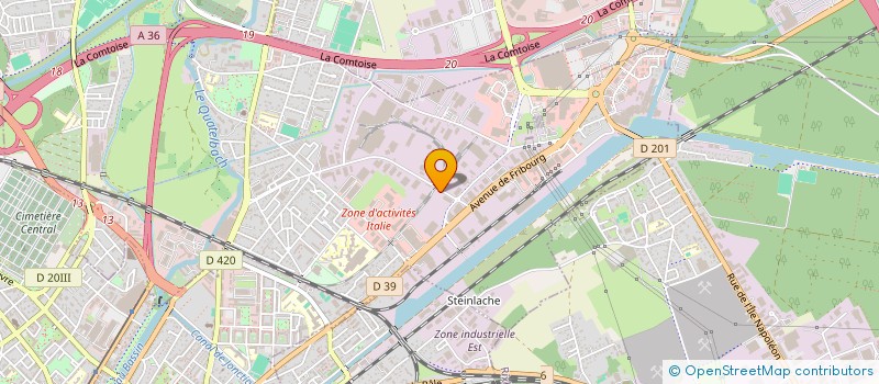 localisation de l'entreprise SCHNEIDER INVESTISSEMENT  ILLZACH