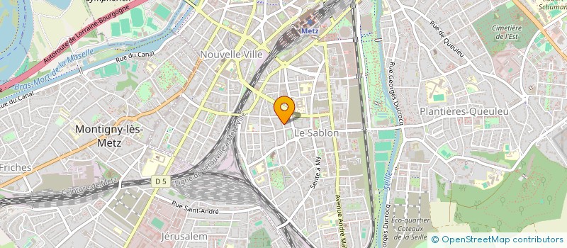 localisation de l'entreprise SCHNEIDER LAURENT ET VALERIE  METZ