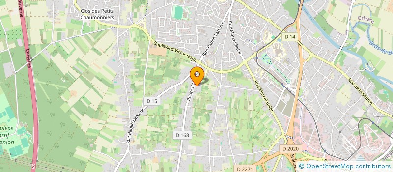 localisation de l'entreprise SCHNEIDER PREVENTION à OLIVET