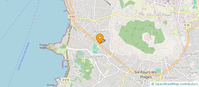 localisation de l'entreprise SCHNEIDER-TUAIRE à SIX-FOURS-LES-PLAGES