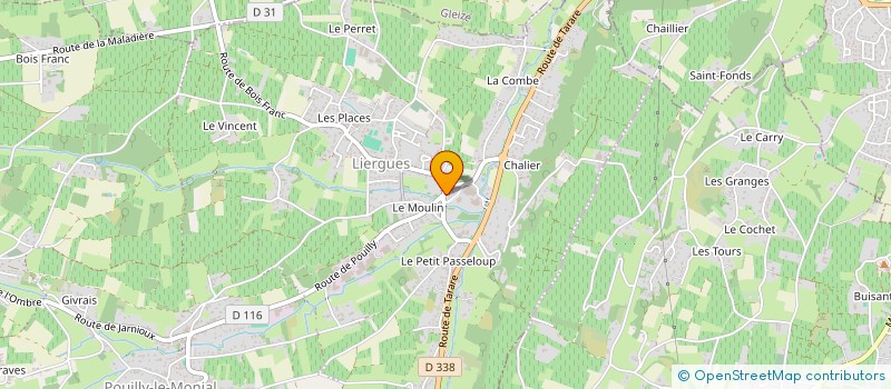 localisation de l'entreprise SCHNEIDERLIN à PORTE DES PIERRES DOREES