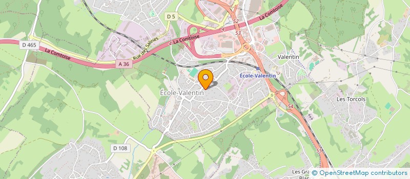 localisation de l'entreprise SCHNEITER COMPANY  ECOLE-VALENTIN