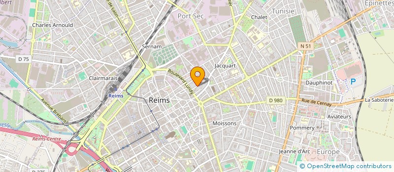 localisation de l'entreprise SCHNEITER COURTAGE REPRESENT à REIMS