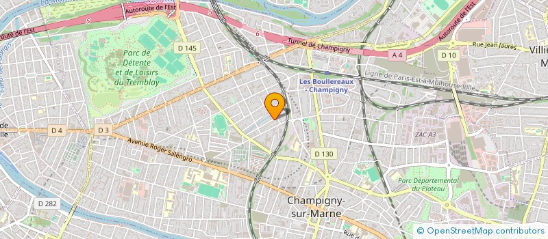 localisation de l'entreprise SCHNERB SAS  CHAMPIGNY-SUR-MARNE