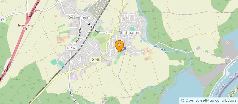 localisation de l'entreprise SCHOEFFEL  SESSENHEIM