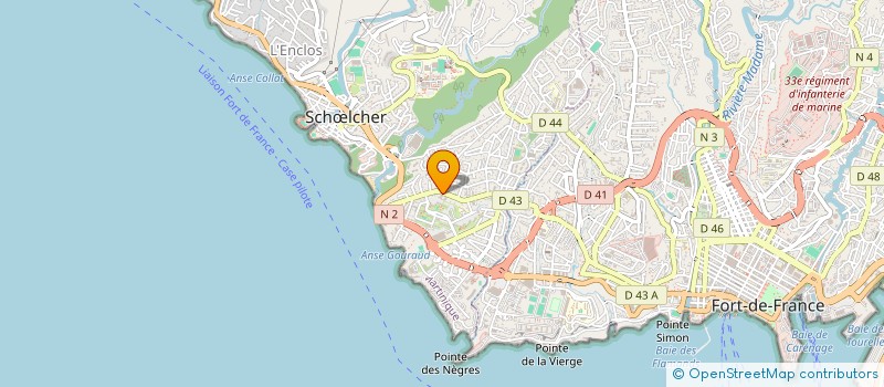 localisation de l'entreprise SCHOELCHER AUTO SECURITE à SCHOELCHER
