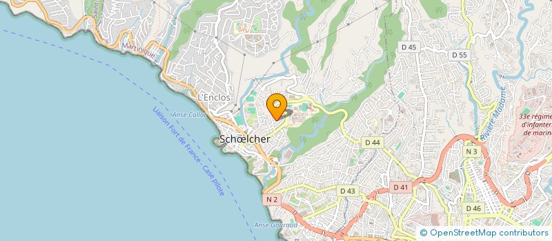 localisation de l'entreprise SCHOELCHER NATATION 2000  SCHOELCHER