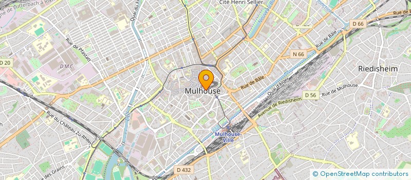 localisation de l'entreprise SCHOENENBERGER FRERES  MULHOUSE