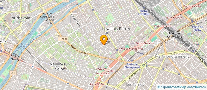 localisation de l'entreprise SCHOFER/GALLIOT à LEVALLOIS-PERRET