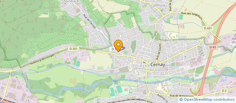 localisation de l'entreprise SCHOKO  UFFHOLTZ