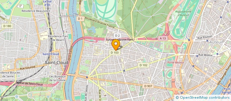 localisation de l'entreprise SCHOLA 92 à BOULOGNE-BILLANCOURT