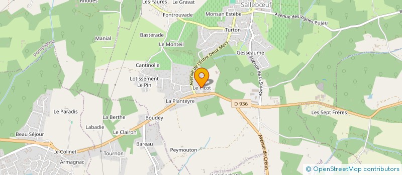 localisation de l'entreprise SCHOLA PAROISSIALE SALLEBOEUF à SALLEBOEUF