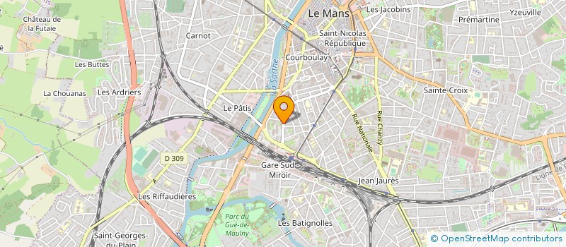 localisation de l'entreprise SCHOLA SAINT GREGOIRE à LE MANS