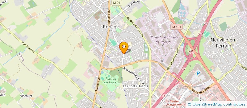 localisation de l'entreprise SCHOLAERT DA SILVA S.D.  RONCQ