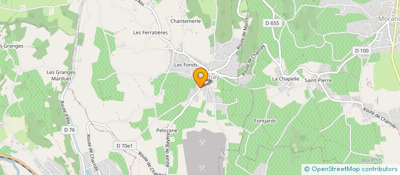 localisation de l'entreprise SCHOOL BRICOLAGE  CHARNAY