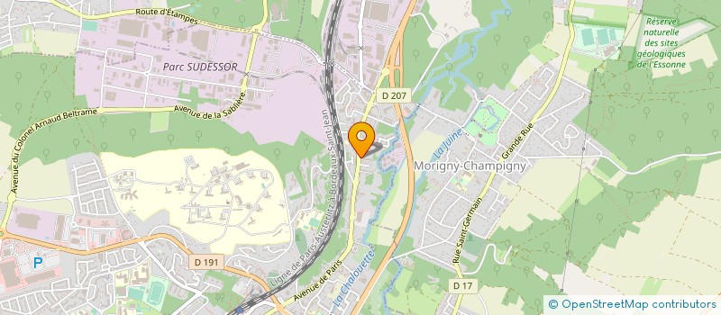 localisation de l'entreprise SCHOOL BURO FOURNITURES à ETAMPES