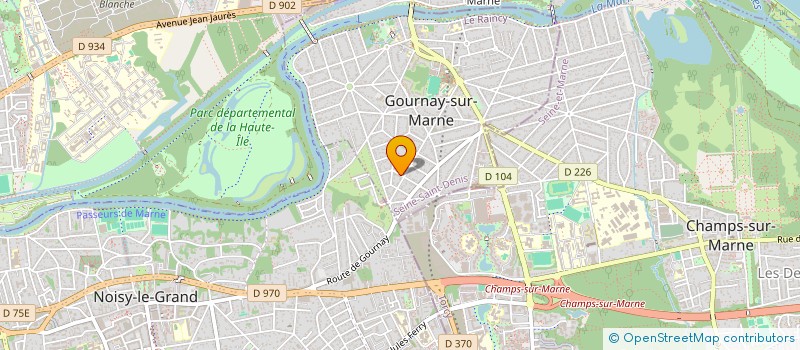 localisation de l'entreprise SCHOOL CLUB DE GOURNAY  GOURNAY-SUR-MARNE