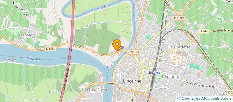 localisation de l'entreprise SCHOOL EFMDN BEAUTY  FRONSAC