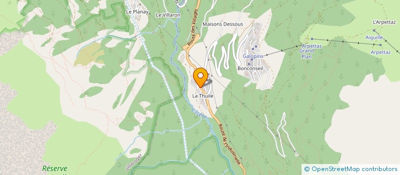 localisation de l'entreprise SCHOOL OF BAFP  SAINTE-FOY-TARENTAISE