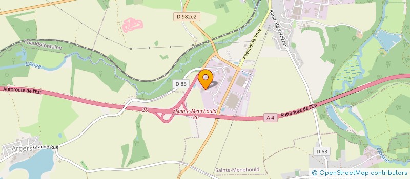 localisation de l'entreprise SCHOONBAERT PECHEUX à SAINTE-MENEHOULD
