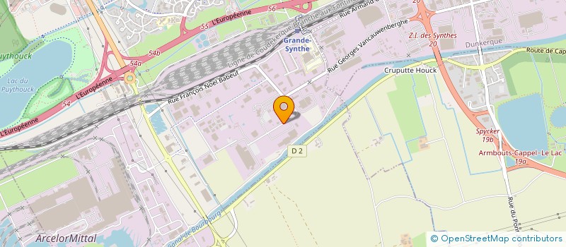 localisation de l'entreprise SCHOONBERG TP à GRANDE-SYNTHE
