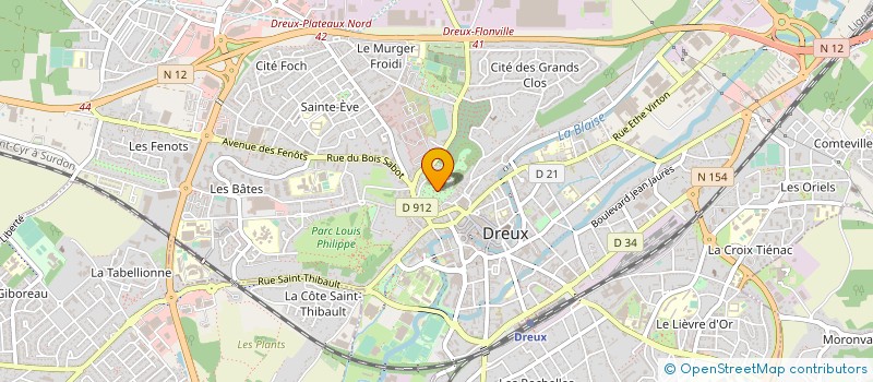 localisation de l'entreprise SCHOTTENFELD & CO à DREUX