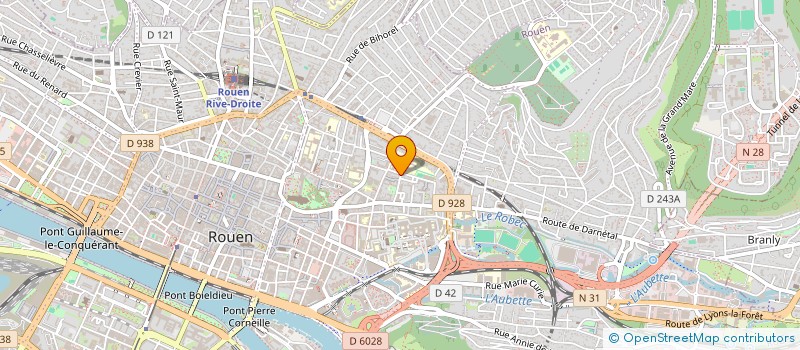 localisation de l'entreprise SCHOUETTE à ROUEN