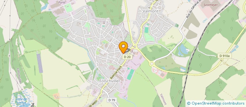 localisation de l'entreprise SCHOUMACKER SARL  FOLSCHVILLER