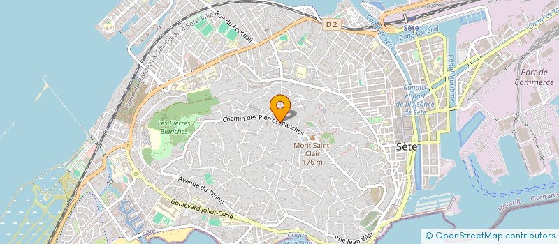 localisation de l'entreprise SCHP INVESTISSEMENT  SETE