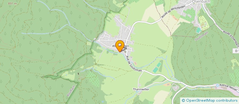 localisation de l'entreprise SCHREIBER BOIS  SOULTZMATT