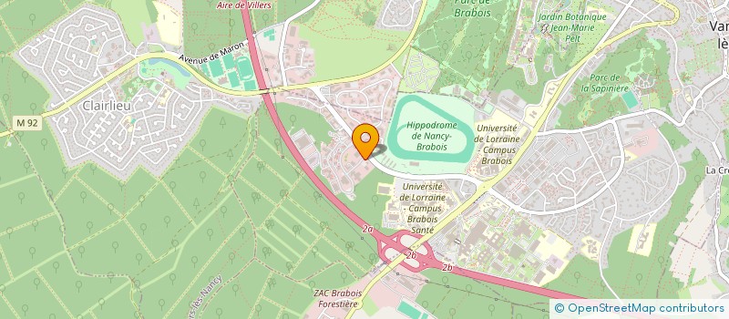 localisation de l'entreprise SCHREPFER-ARCHITECTES-URBANISTES  VANDUVRE-LES-NANCY