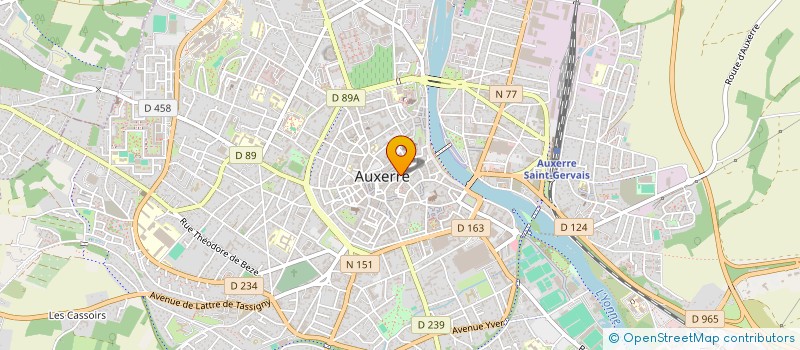 localisation de l'entreprise SCHRICKE ET CIE à AUXERRE