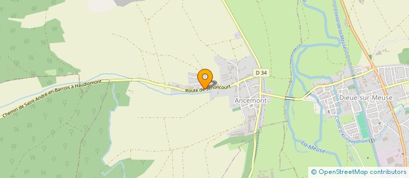 localisation de l'entreprise SCHROEDER à ANCEMONT